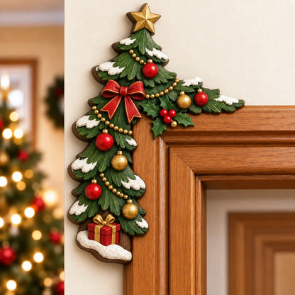 🎄👀 Christmas Peekaboo Door Frame Corner Decor | Size: 20 cm ✨