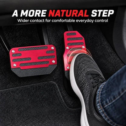 🚗🦶 2-Pack Non-Slip Car Brake & Gas Pedal Cover Pads ✨