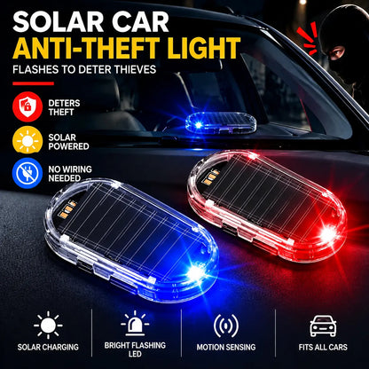 🚨🚗Deter Thieves Instantly! Solar Anti-Theft Dummy Alarm Light 🚨🚗
