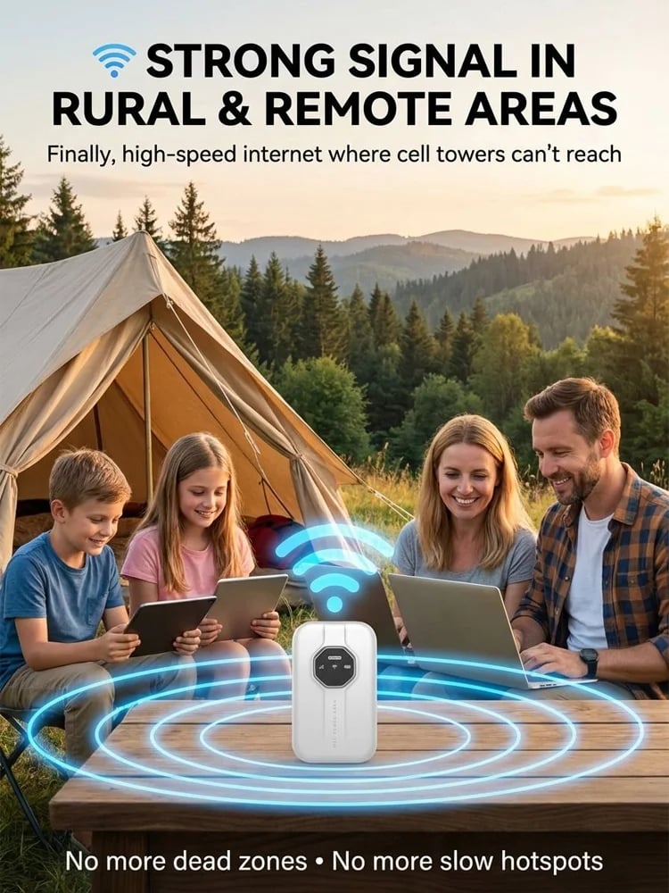 🎁This Week's Special Price $37.99-- Power on and use All-network portable wifi