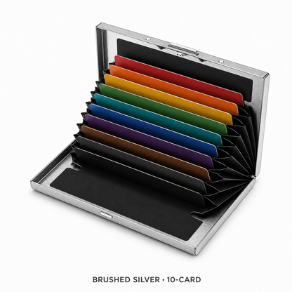 RFID-Blocking Stainless Steel Card Wallet – Organized, Secure & Pocket-Ready 🔒🔥