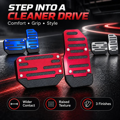 🚗🦶 2-Pack Non-Slip Car Brake & Gas Pedal Cover Pads ✨