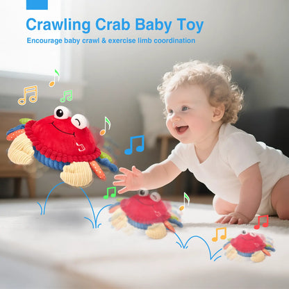 🦀🎶 Crawl, Dance & Play – The Interactive Musical Crab That Keeps Little Ones Smiling 👶💃✨