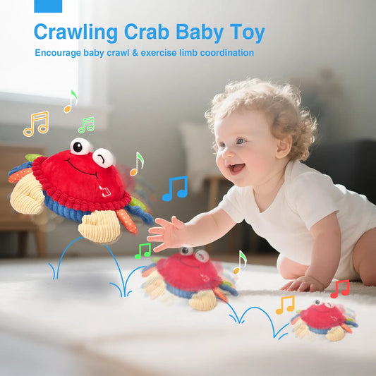 🦀🎶 Crawl, Dance & Play – The Interactive Musical Crab That Keeps Little Ones Smiling 👶💃✨