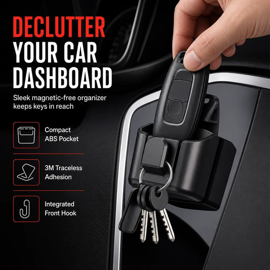 💯 Car Key Fob Holder with Hook