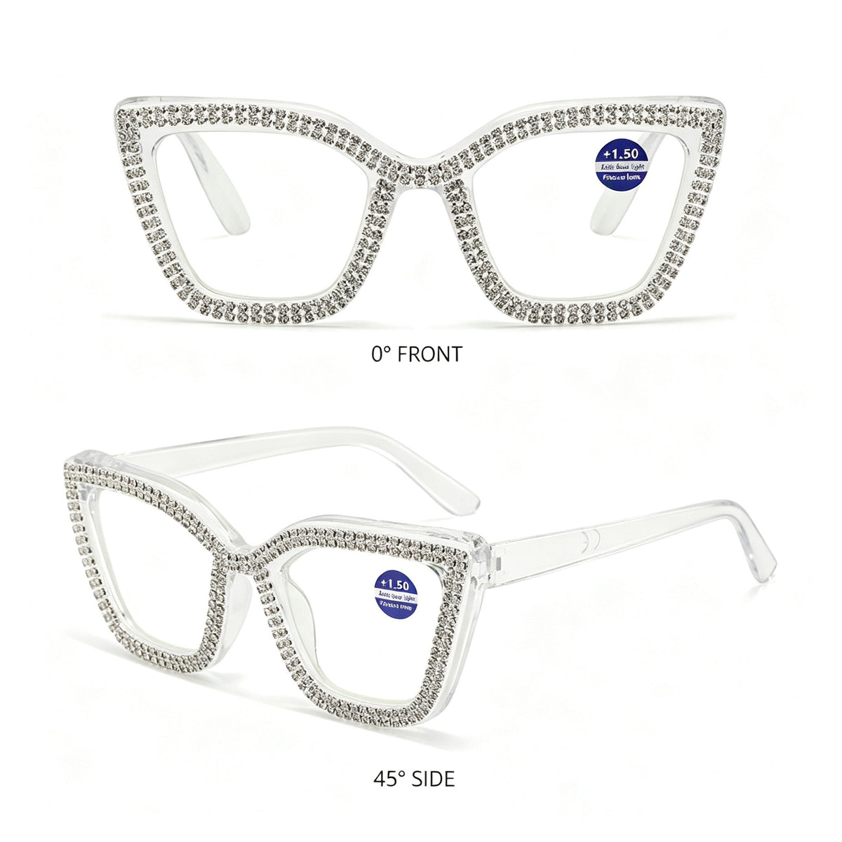 🔥Best Seller- 🐱Cat Eye Anti-Blue Light Reading Glasses 💎Diamond Inlaid