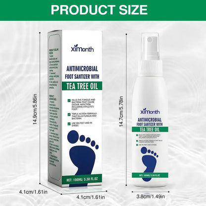 Tea Tree Oil Foot Spray — For odor control and care for dry feet; also offers antifungal benefits.