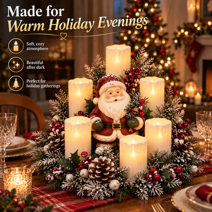 🎅🎄 Christmas Santa Table Centerpiece – Festive Winter Holiday Decor！！！✨✨