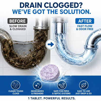 🔥Powerful Pipe Declogging & Cleaning Tablets🔥
