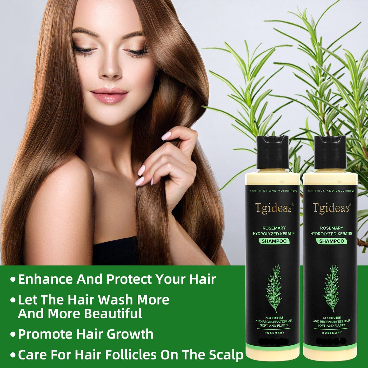 Rosemary Shampoo | Hair Growth & Anti-Dandruff Scalp Treatment