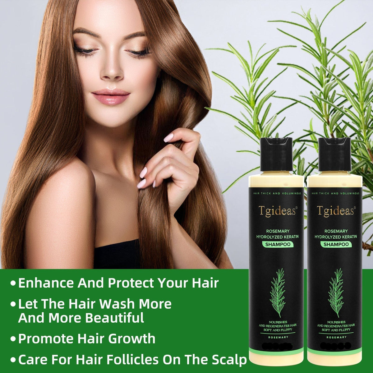 🌿🌿Rosemary Shampoo | Hair Growth & Anti-Dandruff Scalp Treatment