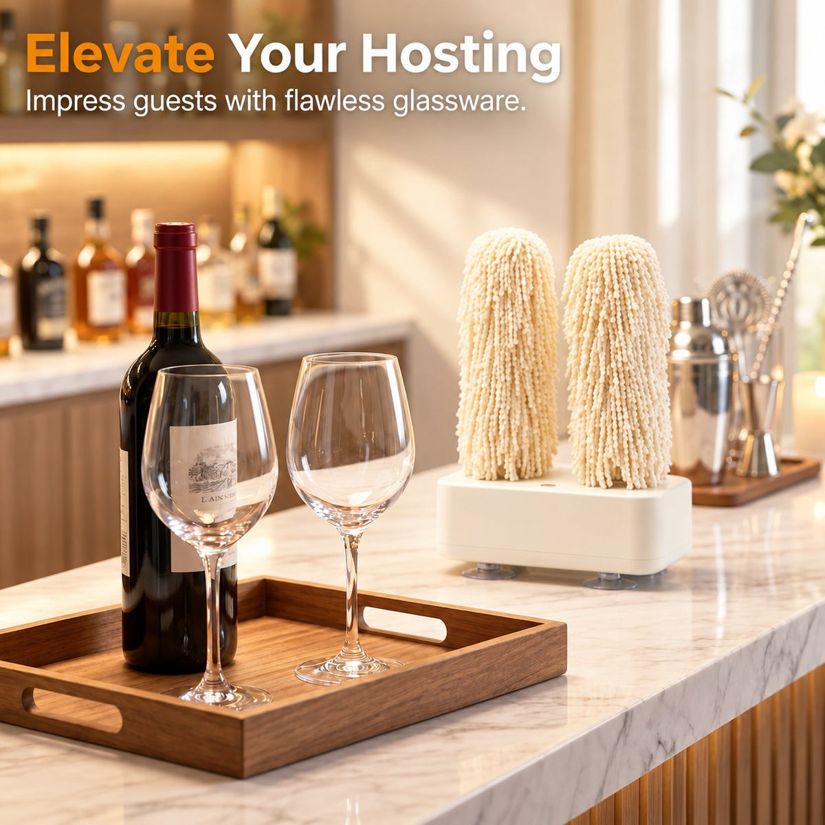 Wine Glass Polisher & Glassware Dryer