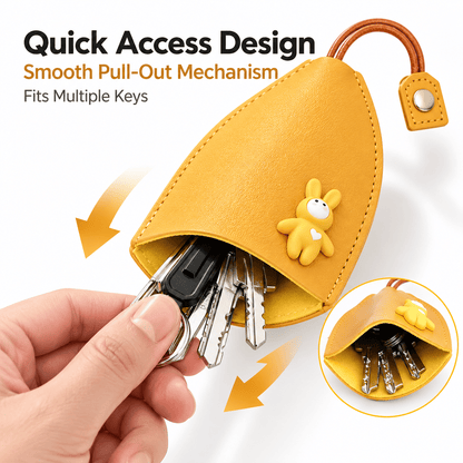 Buy 1 Get 1 Free-2Pcs🔥Cute Cartoon Pull-Out Key Case🔥