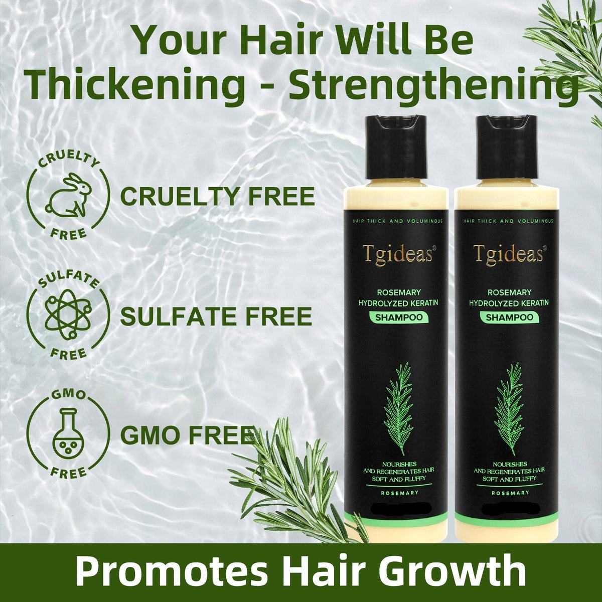 🌿🌿Rosemary Shampoo | Hair Growth & Anti-Dandruff Scalp Treatment