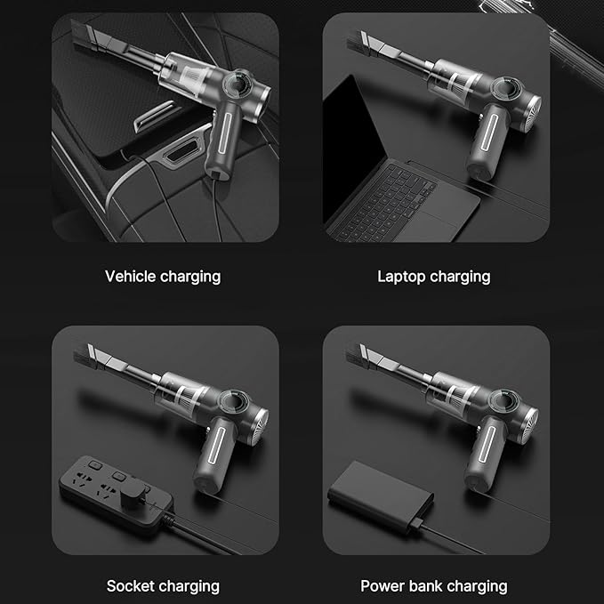🔥Wireless  Handheld Car Vacuum Cleaner Portable Cordless , Vacuum Cleaner with Multi-Nozzles