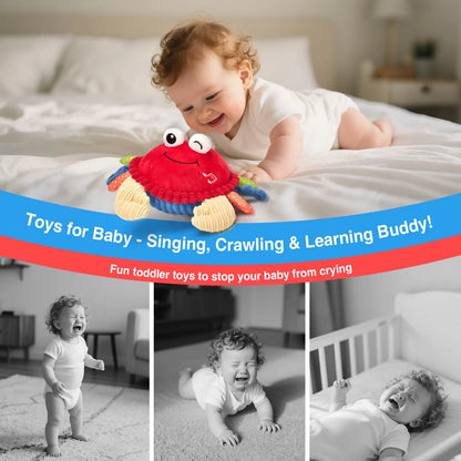 🦀🎶 Crawl, Dance & Play – The Interactive Musical Crab That Keeps Little Ones Smiling 👶💃✨