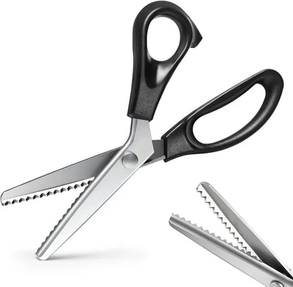 🔥LAST DAY 49% OFF✂️ Professional Pinking Shears – Stainless Steel Zigzag Fabric Cutting Scissors