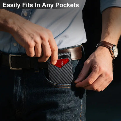 👔💳 Men's RFID Minimalist Bifold Wallet ✨