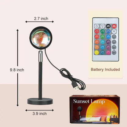 🌅✨ Bring the Sunset Home – Upgraded Sunset Lamp Projector for Stunning Golden-Hour Ambience🌙