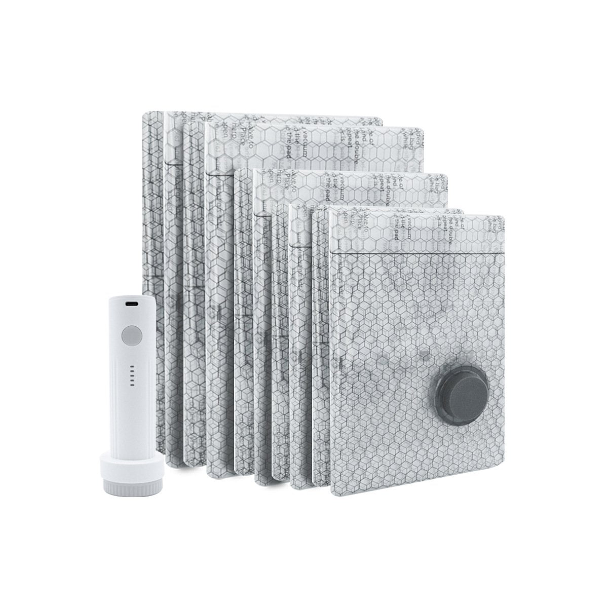 🔥 Cordless Travel Vacuum Bag Set