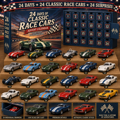 🚗🎁 24 Days of American Car Legends Advent Calendar – 24 Die-Cast Collectibles ✨🚗