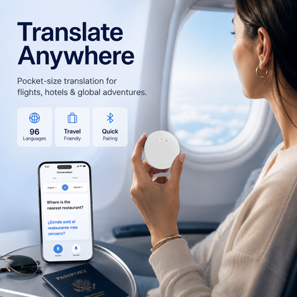 🔥AI Language Translator Device – Real-Time Two-Way Voice Translator with Multi-Language Support