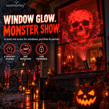 🎃👻 HD Halloween Scene Projector – 6 Spooky HD Projections, Pick Your Perfect Display ✨