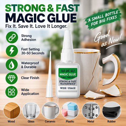 ⚡🔧3PCS Fast-Setting Super Glue 💪✨