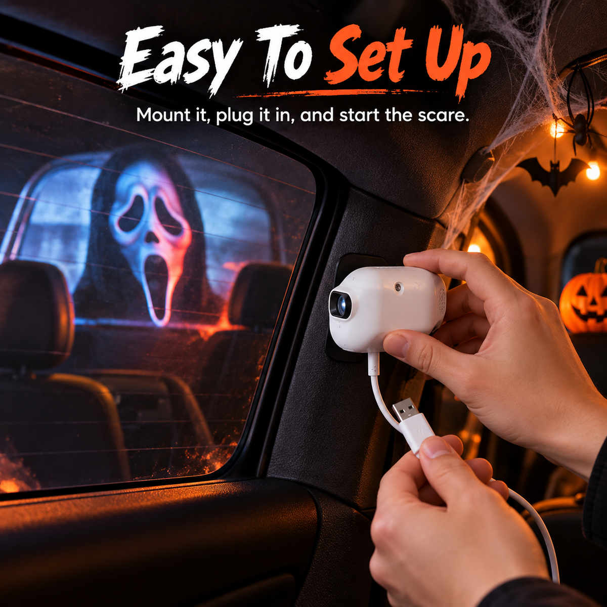 💯Plug-&-Play HD Star Projector: Halloween 6-Disc Set