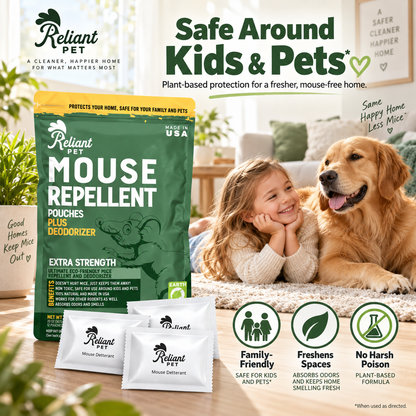 🐭🐭12-Pack Mouse Repellent Pouches – Easy-to-Use Rodent Deterrent for Cars, Garages & Home