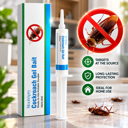 🪳🎯 2-Pack Cockroach Gel Bait with Precision Applicator 🏠