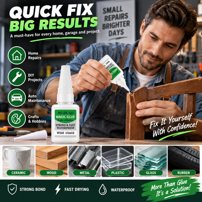 ⚡🔧 5PCS Fast-Setting Super Glue 💪✨