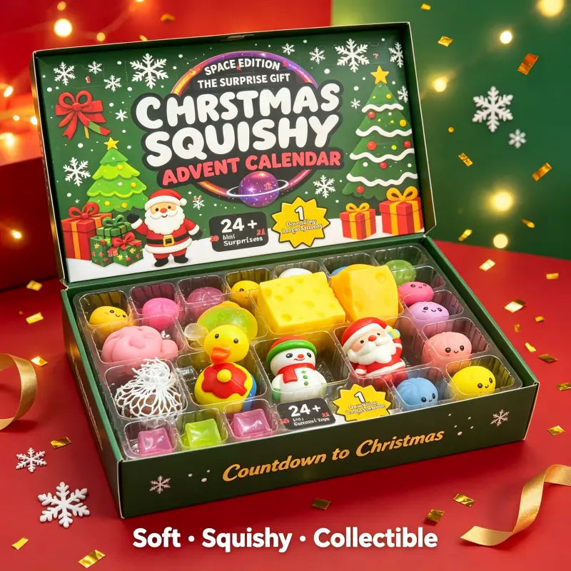 🎅🎅 CHRISTMAS SPECIAL | 24 Days of Mini Squishies – Cute 2026 Advent Calendar with Daily Dumpling Surprises