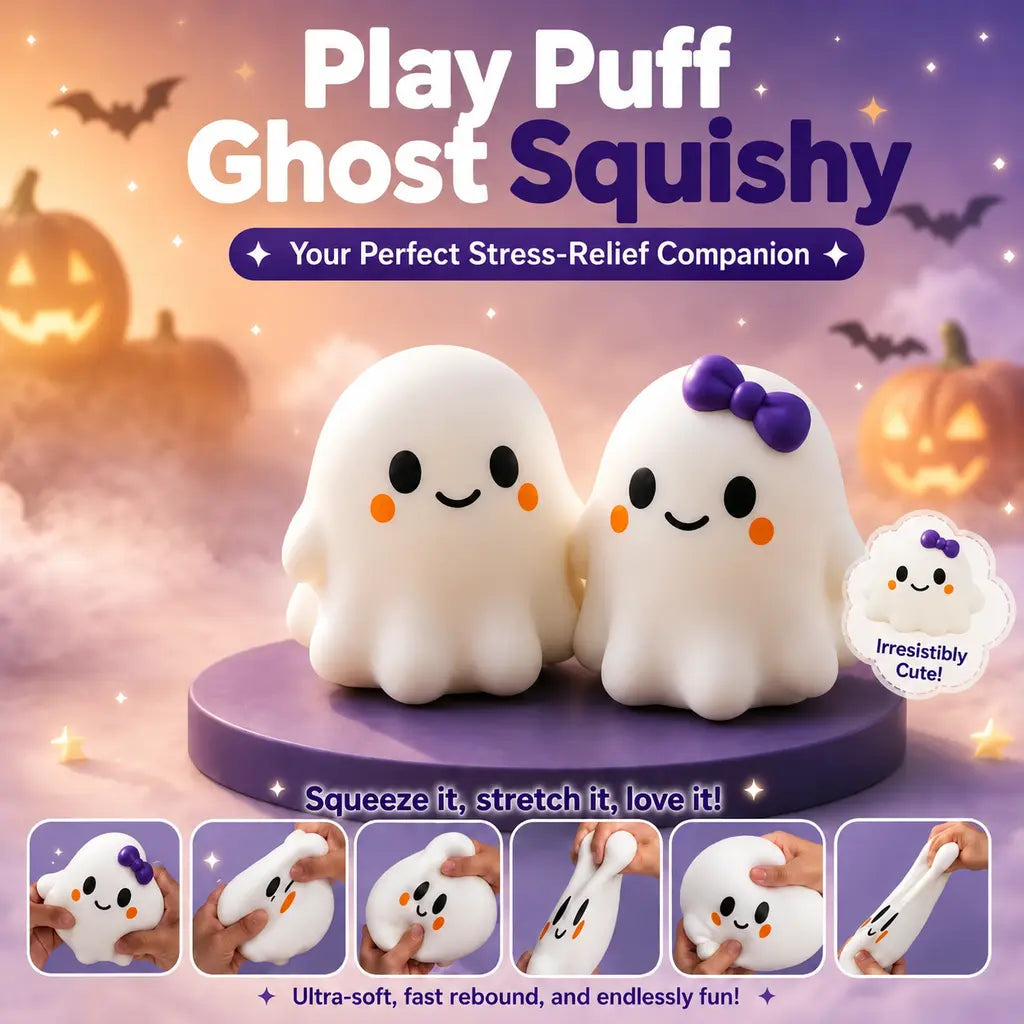 👻 Squeeze. Relax. Watch It Rise ✨ — The Spooky-Cute Squishy Kids Can't Stop Squeezing! 🎃💜