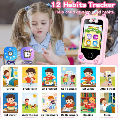 Smartphones for children, featuring an HD touchscreen, dual cameras, and built-in MP3 player and games.