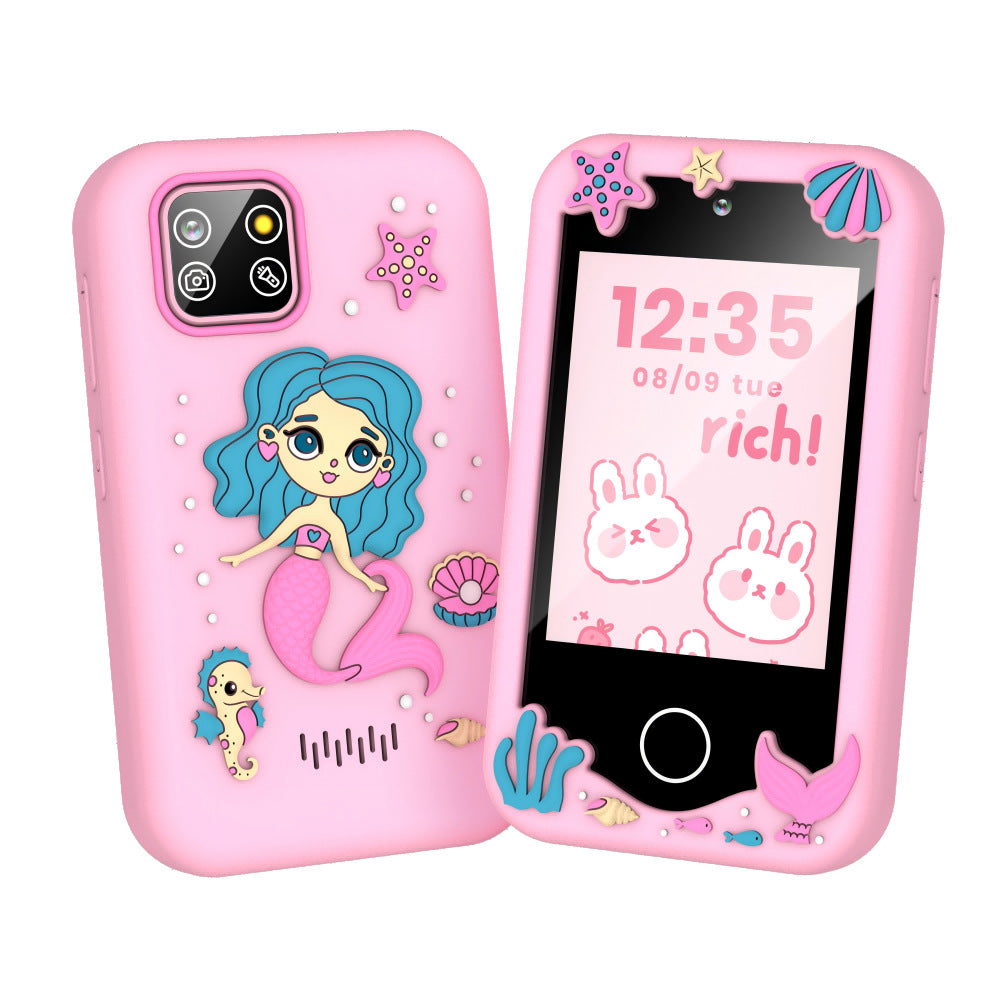 📱📸 Smartphones for children, featuring an HD touchscreen, dual cameras, and built-in MP3 player and games. 🎵🎮