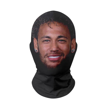 🎭 3D Mask Realistic Mask Role Playing Prop Fun Black Mesh Headset Halloween Funny (3PCS) 🎃👻