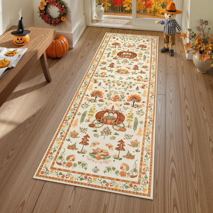 🎄✨ Christmas Runner Rug – Soft, Non-Slip & Washable Holiday Decor 🎁