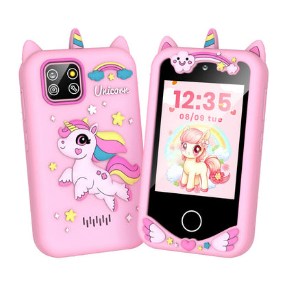 📱📸 Smartphones for children, featuring an HD touchscreen, dual cameras, and built-in MP3 player and games. 🎵🎮