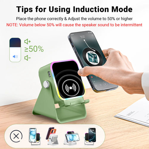 🔥🔥Wireless Induction Audio Speaker Stand🎁🎁