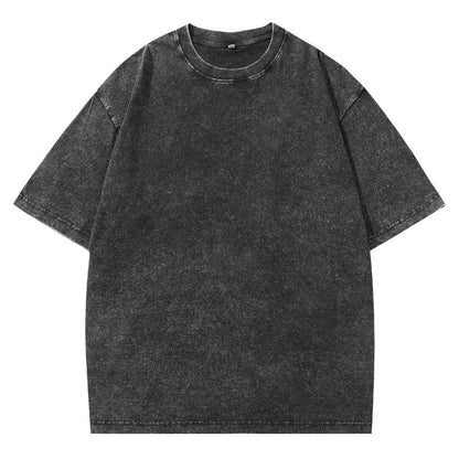 👕 Distressed Washed Cotton Tees – Breathable, Oversized & Unisex ✨