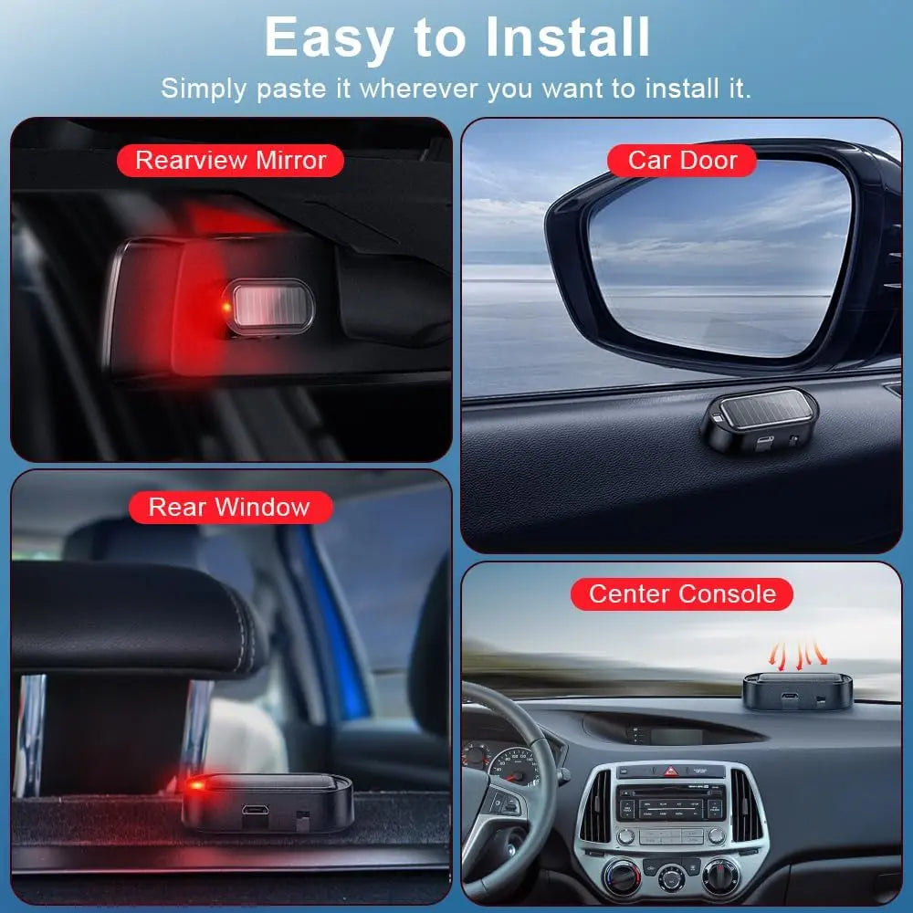 🚨🚗Deter Thieves Instantly! Solar Anti-Theft Dummy Alarm Light 🚨🚗