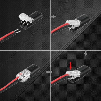 🔥🔥Double - Wire Plug-in Connector With Locking Buckle