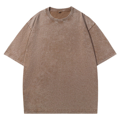 👕 Distressed Washed Cotton Tees – Breathable, Oversized & Unisex ✨