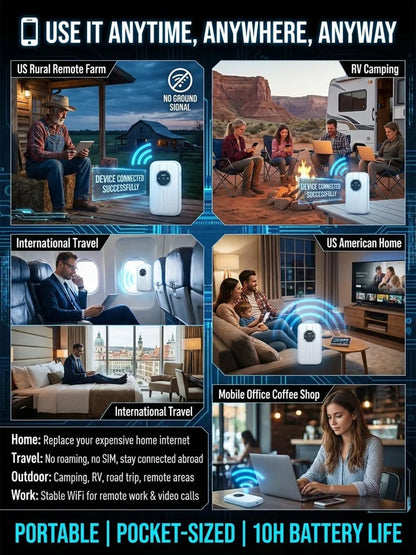 [Global Coverage] Boundless Portable Wi-Fi🛡️