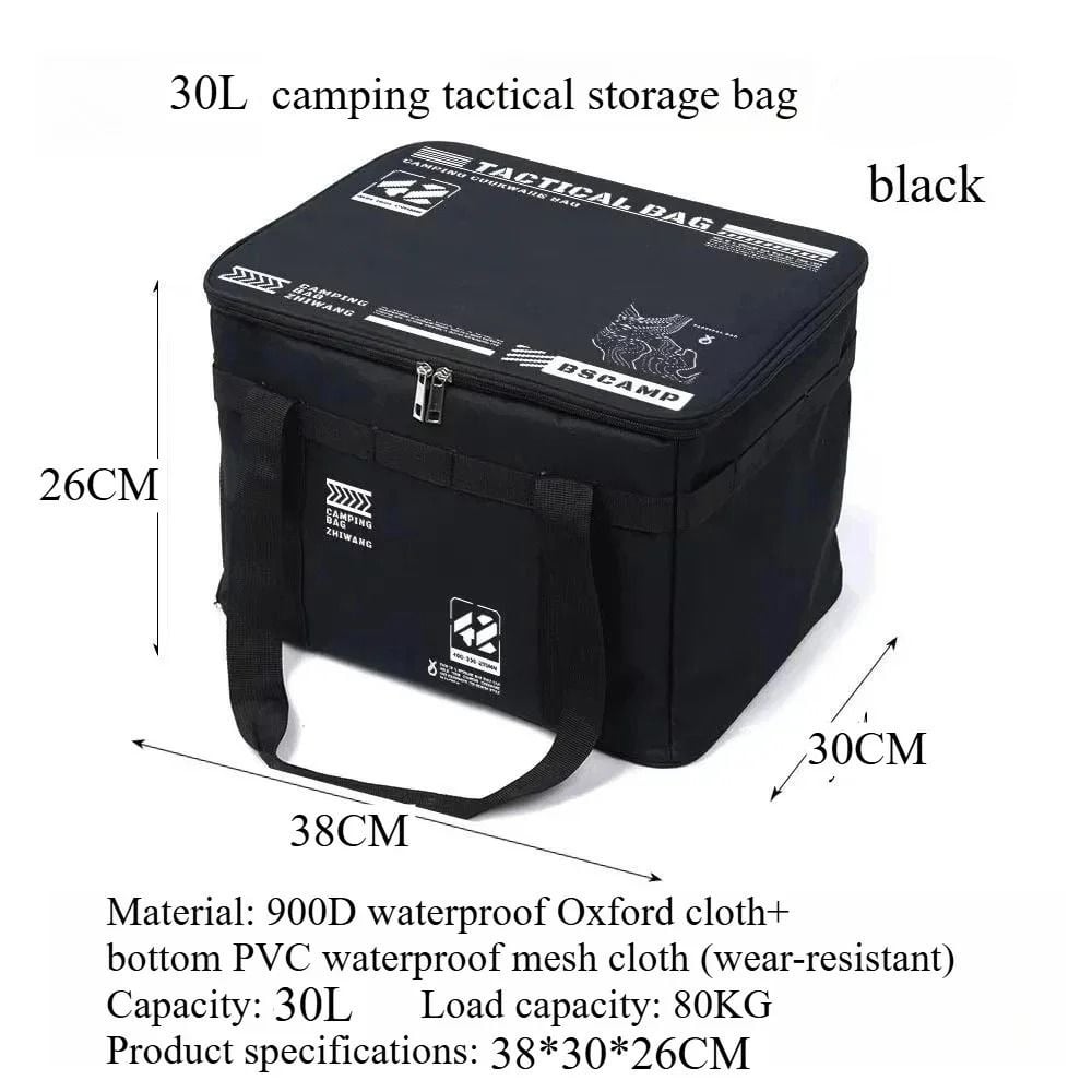 🔥Hot Sale 49% OFF🔥Large Capacity Outdoor Folding Storage Bag Waterproof Portable Camping & Picnic Organizer