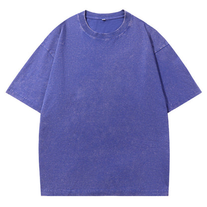 👕 Distressed Washed Cotton Tees – Breathable, Oversized & Unisex ✨