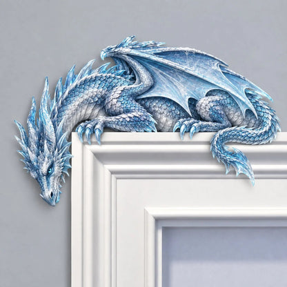 ⏳🔥 Last Day 50% OFF – Sleeping Dragon Door Topper | Fantasy Dragon Guardian Wall Decor 🐉🏰✨