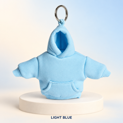 🧥🔑 Hoodie Keychain | Miniature Stress Ball Hoodie Clip-On Keychain Charm 😌✨