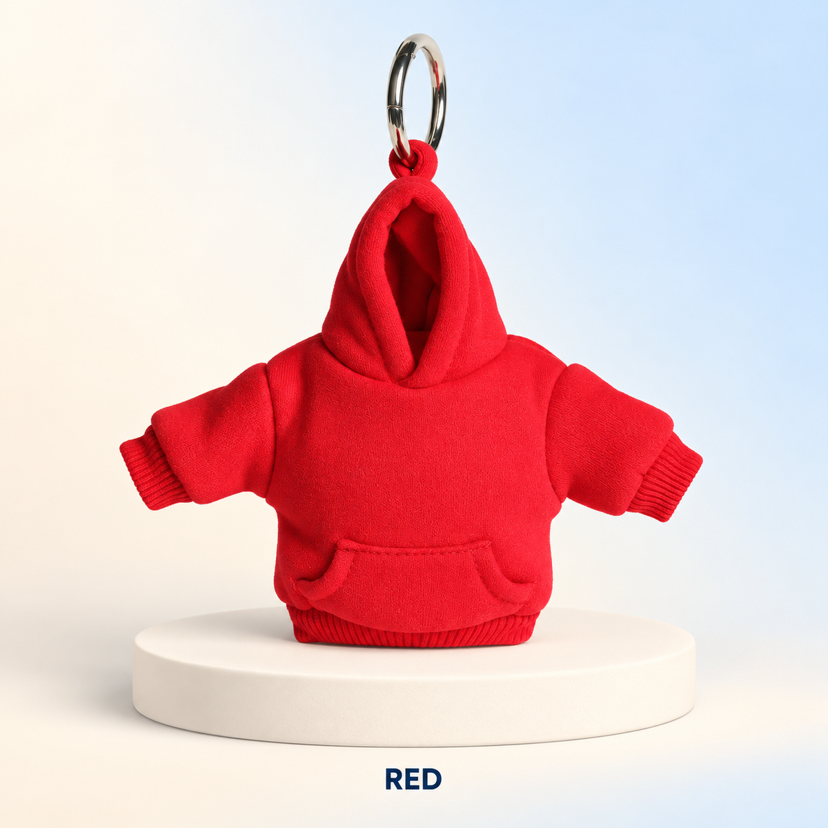 🧥🔑 Hoodie Keychain | Miniature Stress Ball Hoodie Clip-On Keychain Charm 😌✨